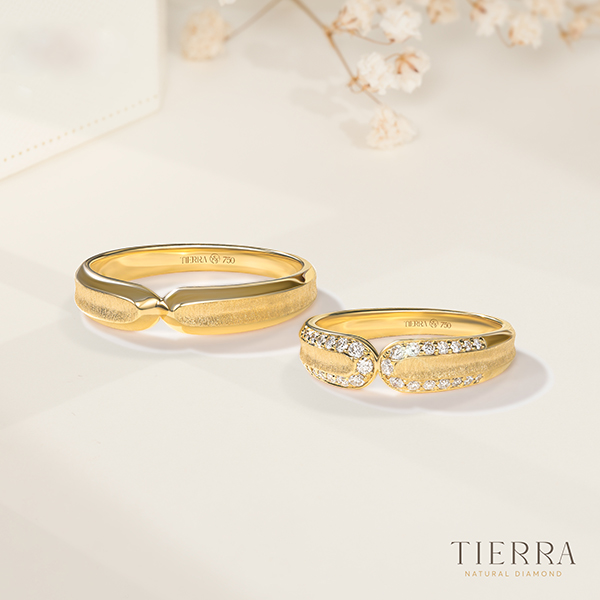 Cặp nhẫn cưới NCC9002 - Top các mẫu nhẫn cưới đẹp 2022